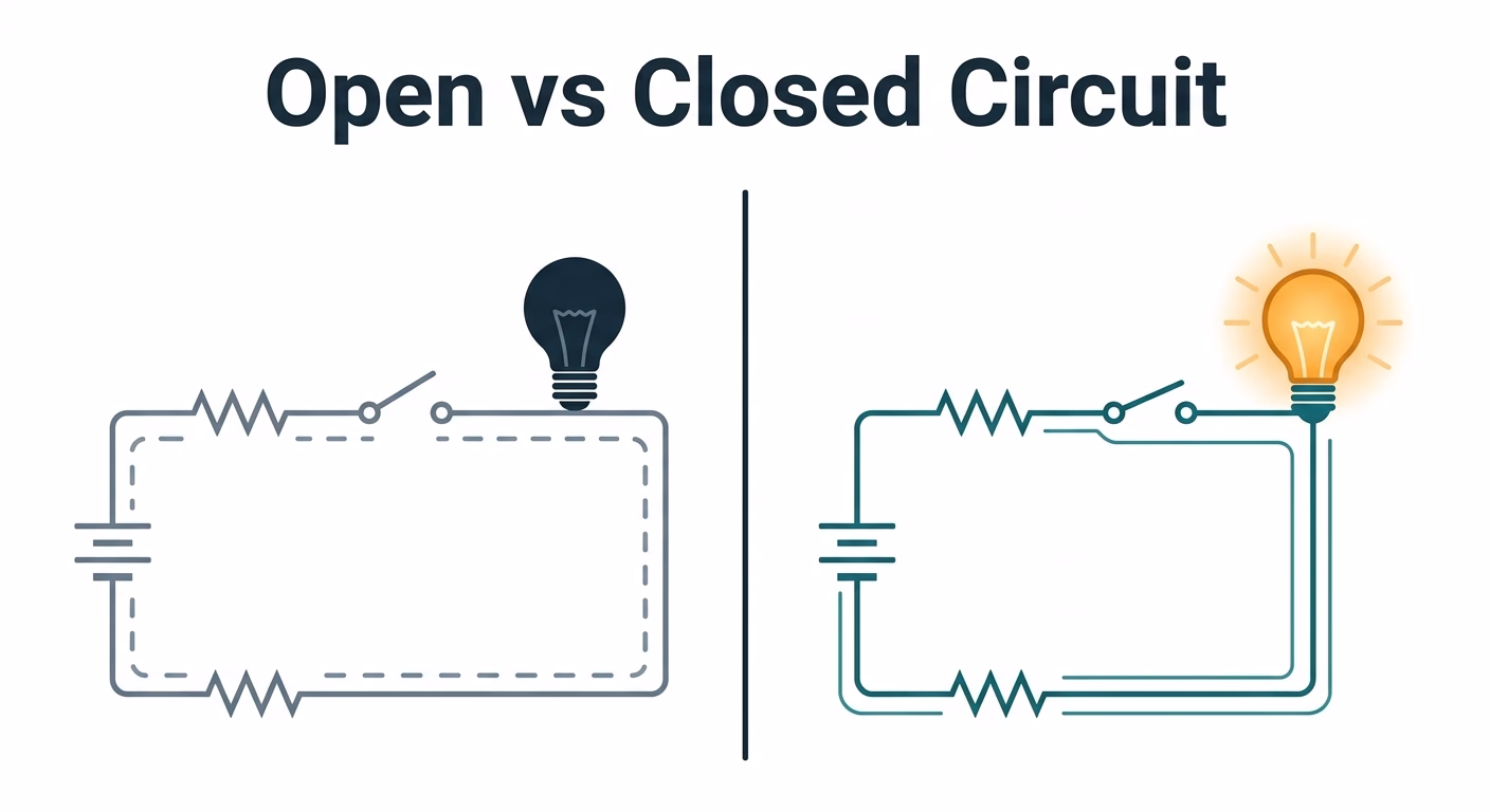 open vs closed circuit