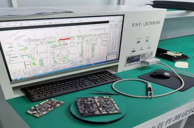 Gerber file vs physical PCBA board comparison in FAI